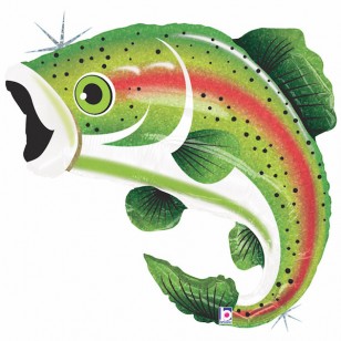 Rainbow Trout Supershape Balloon